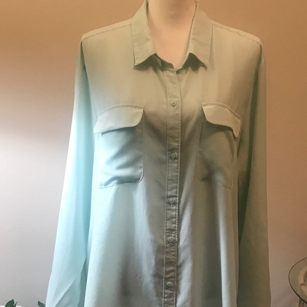 Button Front Blouse